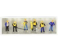 Figurines Preiser H0 (10035): Équipe de Construction des Rails