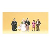 Preiser 1/87 ème - PR10057 - Modélisme Ferroviaire - Fiances Pasteurs Invites