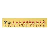 PREISER 1/87 ÈME - PR10075 - MODÉLISME FERROVIAIRE - EQUIPE DE FOOTBALL G