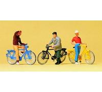 Preiser 10515 Pack De Figurines De Cyclistes Assis, Neuf, HO