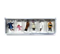 Preiser 1/87 Ème - PR14037 - Modélisme Ferroviaire - Passants - Vêtements d'Hiver