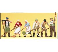 PREISER 10045 Échelle HO Travailleurs De La Terre Avec Des Houes