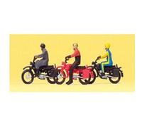 Preiser 10081 Hercules Motorcyclists (3) G