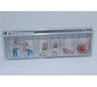 6 écoliers-HO-1/87-PREISER 10181