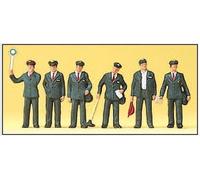 PREISER 10238 Échelle Ho Cheminots Italiens Époque IV/V (Le Set Inclus 6 Pièce)