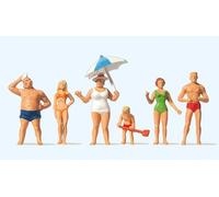 Preiser 10283 Ensemble De Figurines Peintes Type On The Beach H0/00 1:87