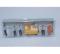 Preiser 10372 Rhb-Personal 5 Figurines Peint à la Main 1:87 H0 Neuf Dans Ovp