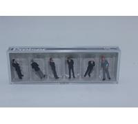 Preiser 10380 Gens D'Affaires 6 Figurines Peint à la Main H0 1:87 Neuf IN Ovp