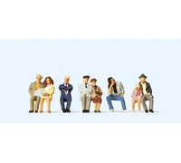 Preiser 10384 Passagers Assis Pour Bus Et Train Paquet De Figurines HO NEUF