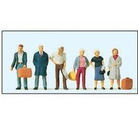 PREISER 10504 Échelle HO Voyageurs Debout Avec Bagages Pz. 6