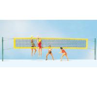 Preiser 10528 Plage Volley-Ball Scène Pré Peint H0/00 1: 87Scale Figure Set 2nd