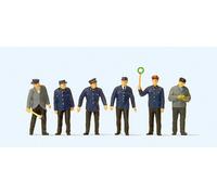 Preiser 10584 Personnel Ferroviaire DB Époque III Paquet De Figurines HO NEUF