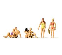 Preiser 10671 - sur Le Plage Pré Peint Modèle Échelle H0/00 1:87 Figurine Set