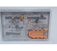 Preiser 10764 Famille Dans Canot Pneumatique Figurines Bateau 1:87 H0 Neuf Ovp