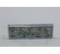 Preiser 10770 Pompiers En Tenue D'Intervention Moderne 5 Figurines 1:87 H0 NEU