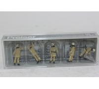 Preiser 10772 Pompiers En Vêtements Modernes 5 Figurines 1:87 H0 NEUF