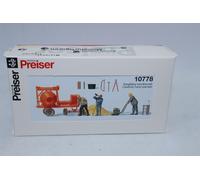 PREISER Ouvriers du bâtiment et accessoires - HO 1/87 - PREISER 10778