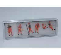 Preiser 10816 Ouvriers Du Voies 6 Figurines Terrain 1:87 H0 Neuf + OVP