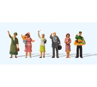 PREISER 12443 Échelle HO Scène De Salutation 1925 - 1930