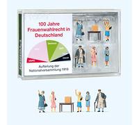 Preiser 13402 German Women's Suffrage (5) 100yr Figure Set