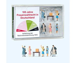 Preiser 13402 German Women's Suffrage (5) 100yr Figure Set