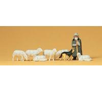 Preiser 14160 - Moutons et bergers - HO (1:87)