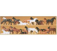 PREISER 14407 Échelle HO Chevaux 26 Pièces
