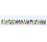 Preiser 14416 Personnes Assises Grande Boîte Avec 48 Figurines HO NEU