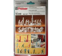 Preiser 16348 à La Hangar à Marchandises 21 non-Peintes Figure Et Accessoires Ho