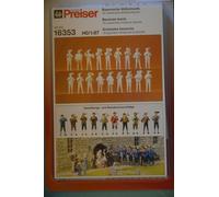 Preiser 16353 Ensemble de Figurines Bavaroise Musique Populaire 18 non-Peinte Ho
