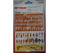 Preiser 16355 Accessoires H0 Neuf Lot 68 Figurines Miniatures Non Peintes HO