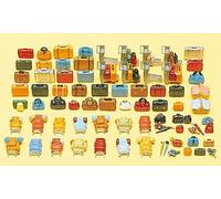 Preiser – Bagages à peindre – PR17005 – HO 1/87 – 90 pièces