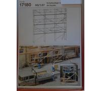 Preiser 17180 Échafaudage À Roulettes Et De Façade Kit HO NEUF