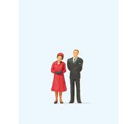 Preiser 28132 Famille Royale La Reine & Prince Philip 1:87, Échelle HO 48