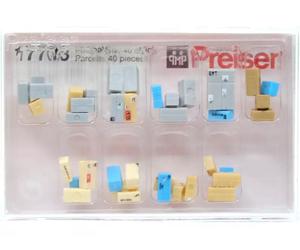 PREISER 40x colis postaux - HO 1/87 - PREISER 17703