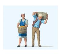 Preiser 45072 - Paysans Avec Panier Et Sac Neuf