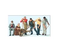 Preiser 45157 Population Terrienne G 6 Figurines + Accessoires 1:22,5 Neuf