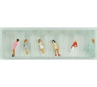 Adolescentes (x6) - PREISER 14006 - HO 1/87