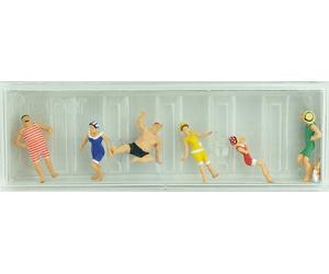 PREISER 6 baigneurs 1900 - HO 1/87 - PREISER 12135