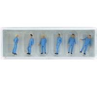 PREISER 6 mécaniciens - HO 1/87 - PREISER 14031
