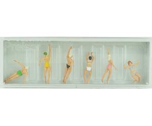 PREISER 6 nageurs - échelle HO - PREISER 10306