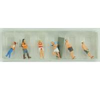 PREISER 6 personnages en vacances - HO 1/87 - PREISER 10668