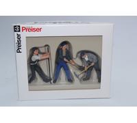 Preiser 63056 3 Figurines Ouvriers De Piste 1:32 Échelle 1 NEU En OVP