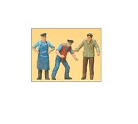 Preiser 63060 Personnel de Fret Peint 3 Figurines 1:32 Neuf Multicolore