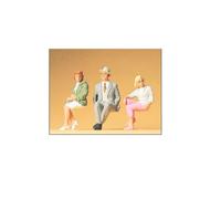 Preiser 63061 1:32 Figurines Peintes Personnages Assis (3) Neuf Multicolore