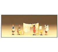 PREISER 79050 Échelle N Lavandières Avec Accessoires 6 Pièces