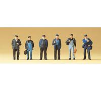 PREISER 79110 Échelle N Ouvriers Avec Combinaison Bleue Pièces 6