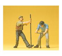 Preiser G 45009 - 2 Travailleurs Du Rail Neuf