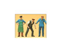 Preiser G 45028 - Personnel De Sol De Marchandises Neuf