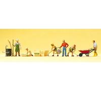 Figurines Preiser H0 (10046): Jardinier Avec Accessoires